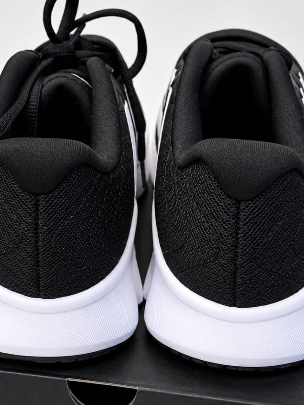 adidas Black & White Athletic Sneakers – Men’s